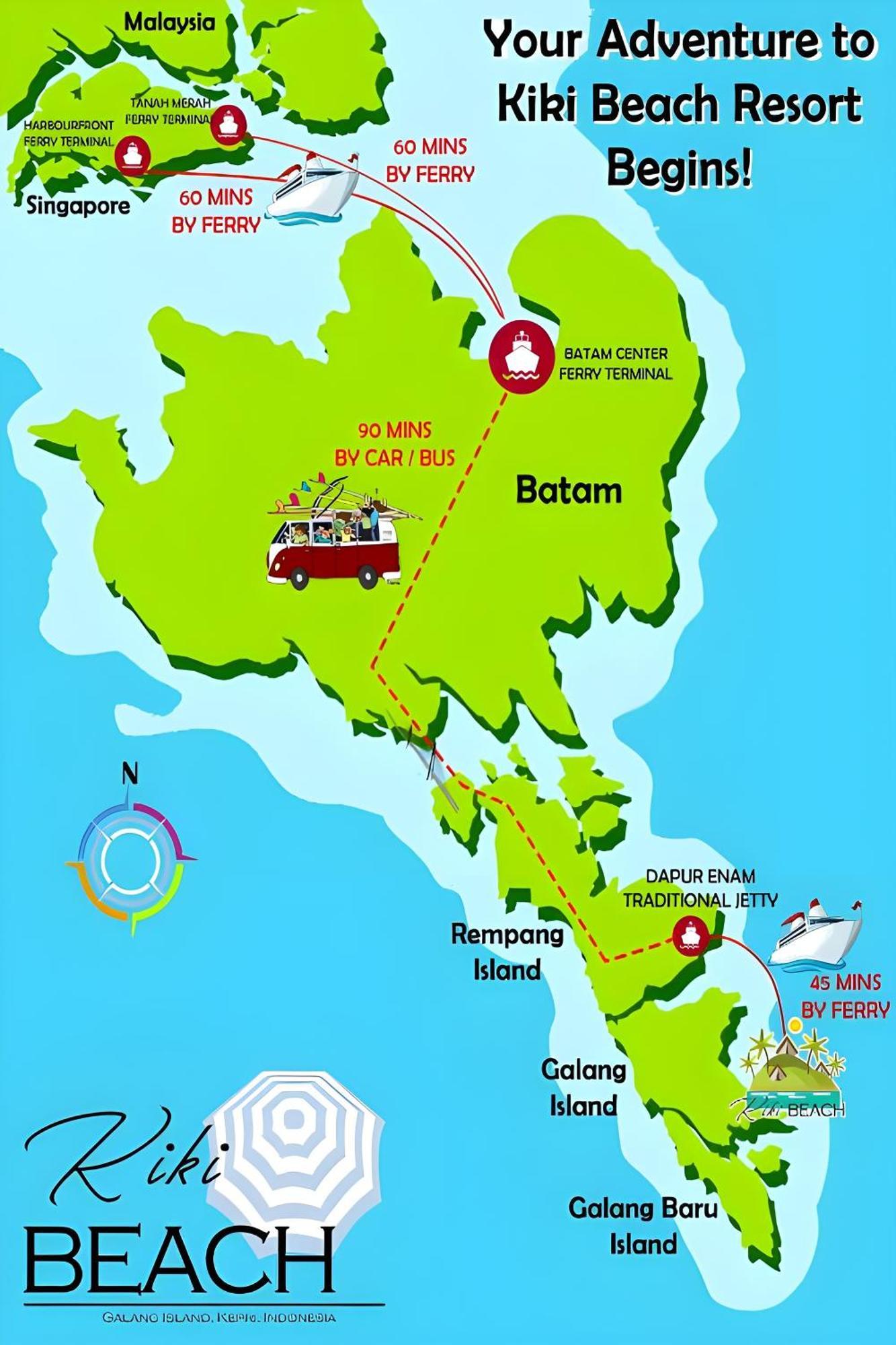 Kiki Beach Resort, Batam Galang Island Zewnętrze zdjęcie